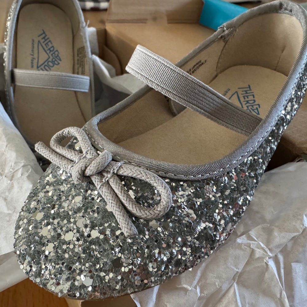 Silver Toddler Dress Shoes